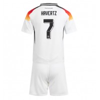 Echipament fotbal Germania Kai Havertz #7 Tricou Acasa European 2024 pentru copii maneca scurta (+ Pantaloni scurti)